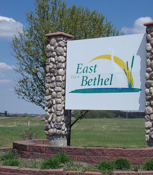 City of East Bethel Welcome Sign