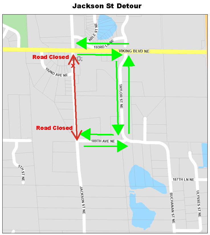 2025 Jackson Street Detour